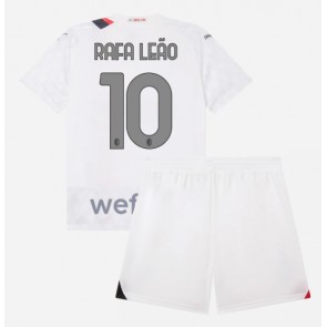 Maillot de foot AC Milan Rafael Leao #10 Extérieur enfant 2023-24 Manches Courte (+ pantalon court)